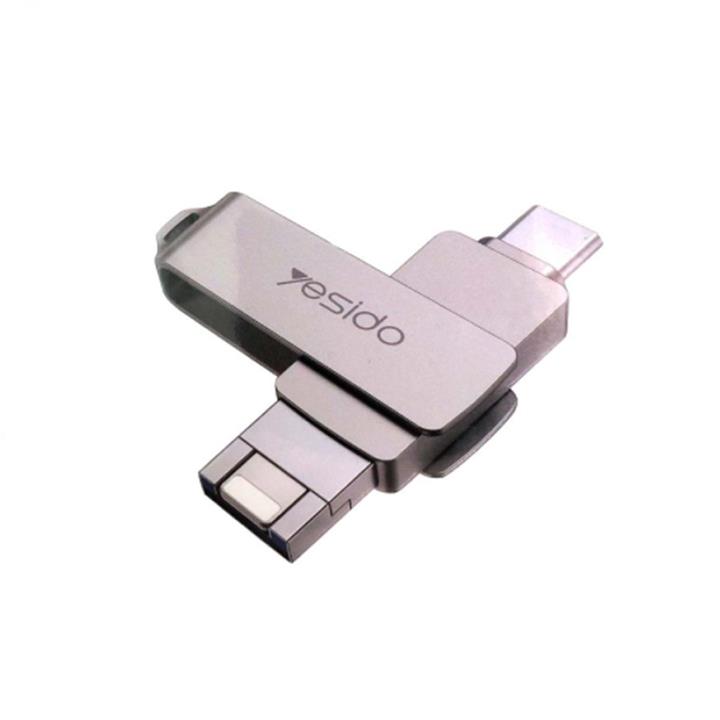 مبدل +‌ فلش مموری یسیدو ظرفیت 64 گیگابایت YESIDO FL12 64GB Flash Drive